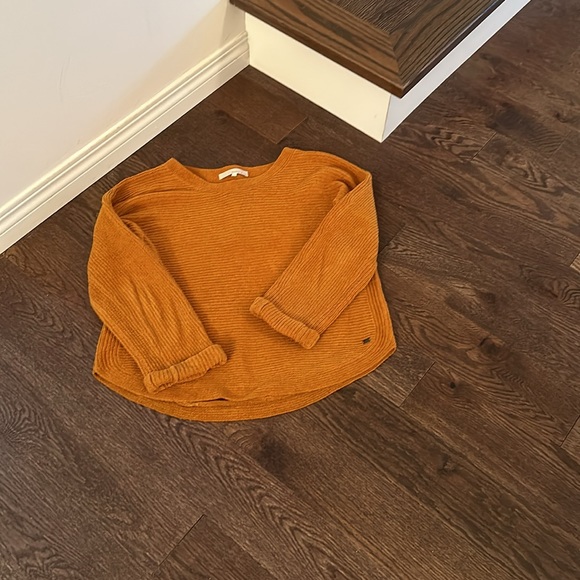 Monk & Lou Ribbed Sweater size small - burnt orange - Picture 1 of 9